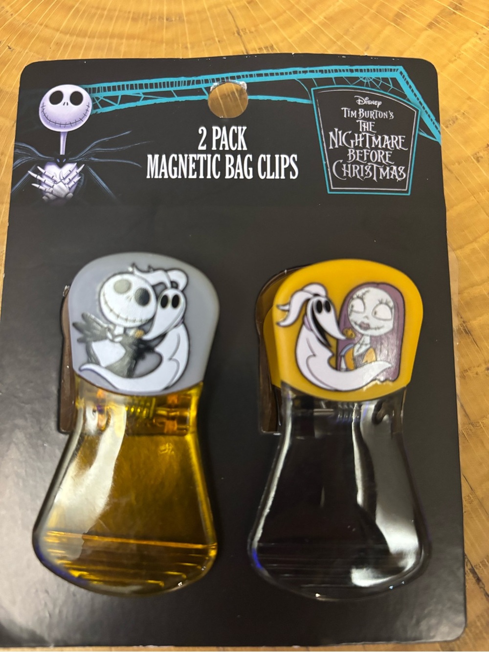 Disney Nightmare Before Christmas Magnetic Chip Clip Set
